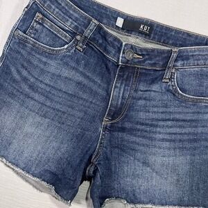 KUT from the Kloth Gidget Fray Shorts  Festival Stretch Casual Size 6 30x4 Boho